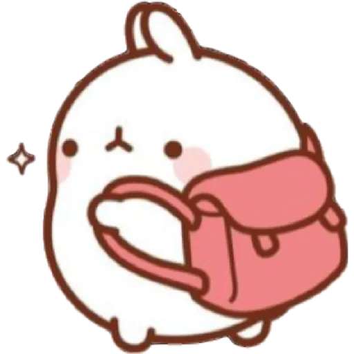 Набор стикеров molang & piupiu 3 для WhatsApp 28