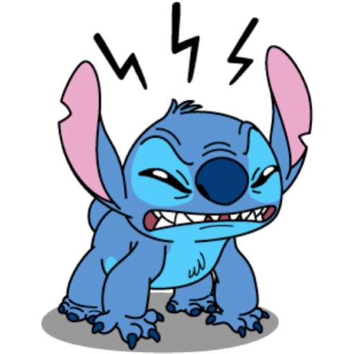 Набор стикеров stitch для WhatsApp 21