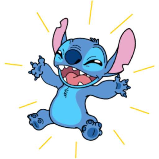 Набор стикеров stitch для WhatsApp 23