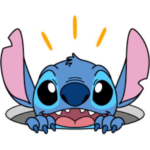 Набор стикеров stitch для WhatsApp 25