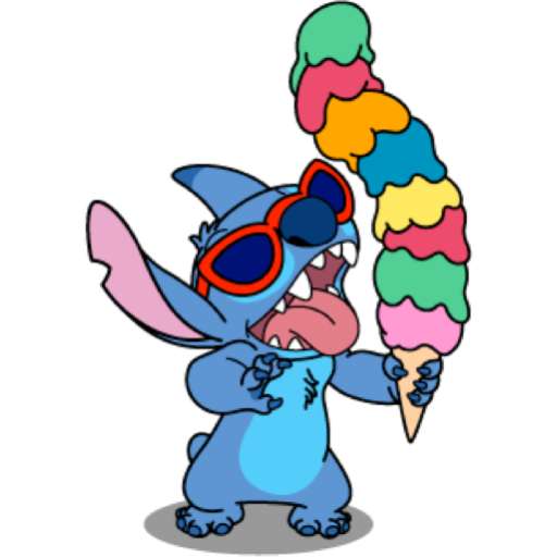 Набор стикеров stitch для WhatsApp 26