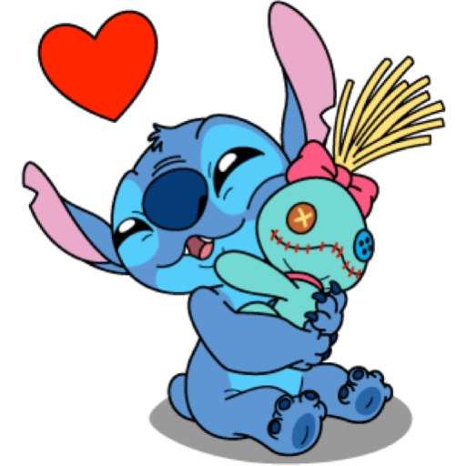 Набор стикеров stitch для WhatsApp 27