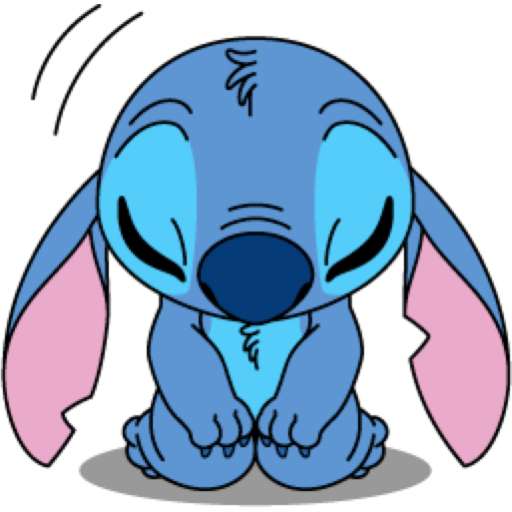 Набор стикеров stitch для WhatsApp 28