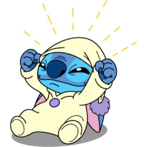 Набор стикеров stitch для WhatsApp 30