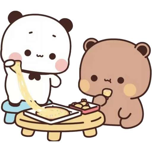 Набор стикеров bearpanpa для WhatsApp 1