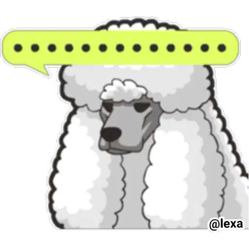 Набор стикеров Hi! P O O D L E S для WhatsApp 26