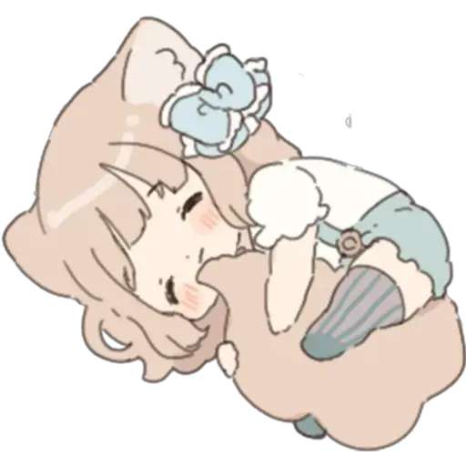 Набор стикеров Luna is a Cub для WhatsApp 21