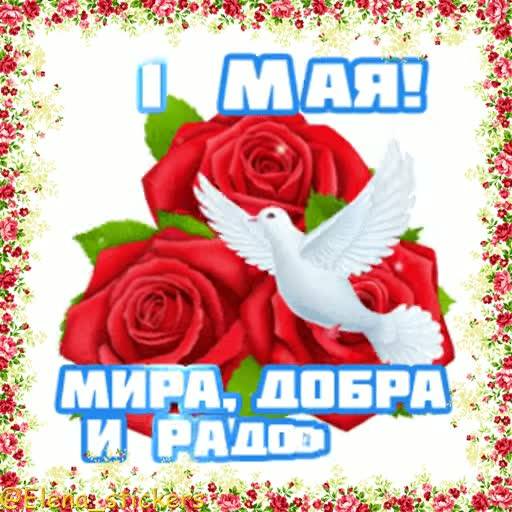 Набор стикеров 1 Мая @Elena_stickers для WhatsApp 13