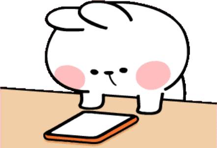 Набор стикеров [Animation] Spoiled Rabbit Feelings для WhatsApp 1