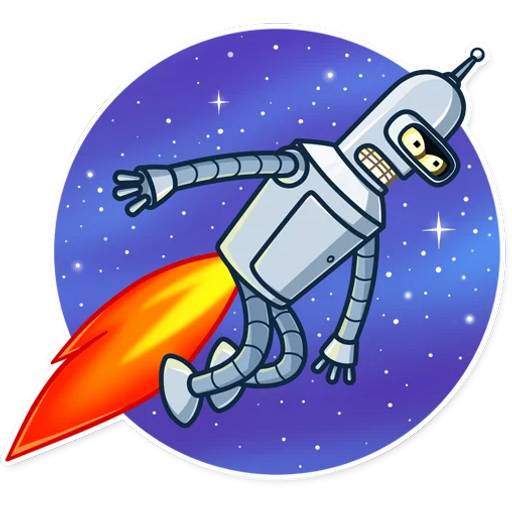 Набор стикеров Bender для WhatsApp 10