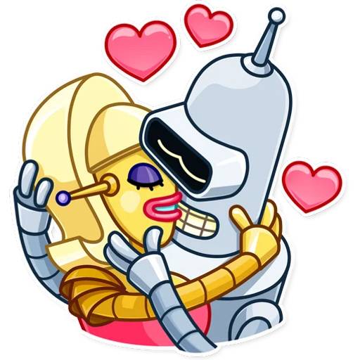 Набор стикеров Bender для WhatsApp 13