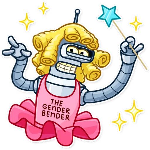 Набор стикеров Bender для WhatsApp 14