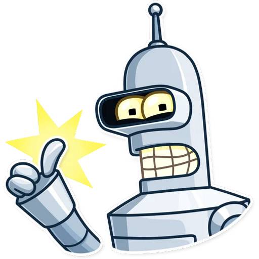 Набор стикеров Bender для WhatsApp 15