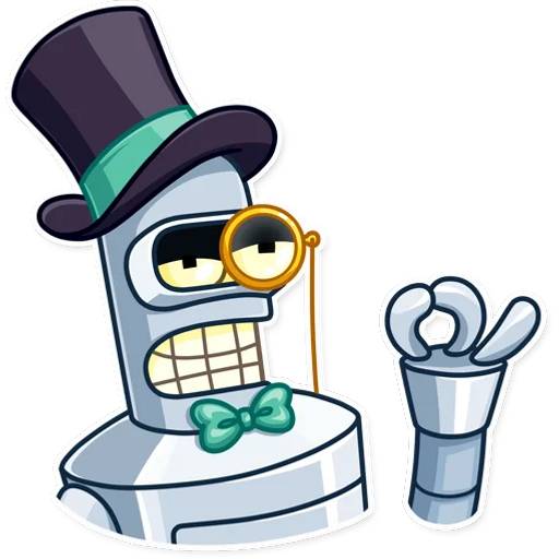 Набор стикеров Bender для WhatsApp 16