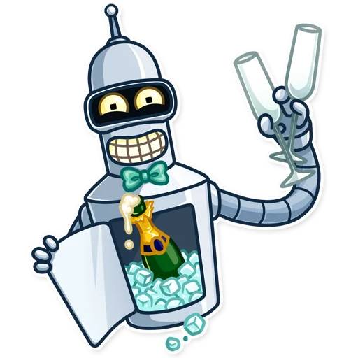 Набор стикеров Bender для WhatsApp 18