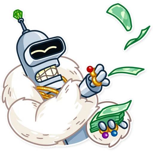 Набор стикеров Bender для WhatsApp 19