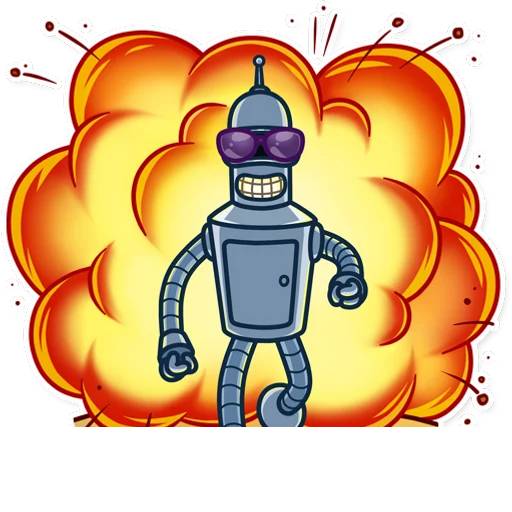 Набор стикеров Bender для WhatsApp 27