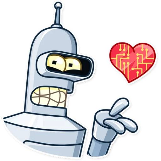 Набор стикеров Bender для WhatsApp 3