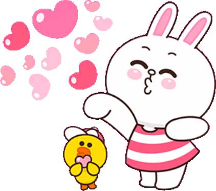 Набор стикеров Boobib × BROWN & FRIENDS для WhatsApp 17