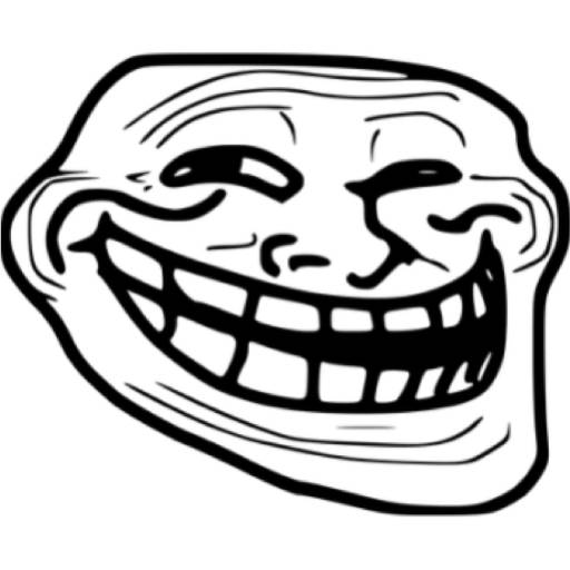 Набор стикеров Trollface Sticker Pack для WhatsApp 1