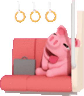 Набор стикеров Adorable Rosa the Pig для WhatsApp 10