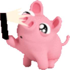 Набор стикеров Adorable Rosa the Pig для WhatsApp 12