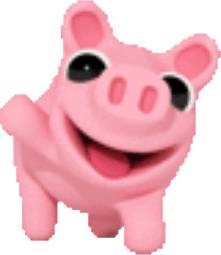 Набор стикеров Adorable Rosa the Pig для WhatsApp 14