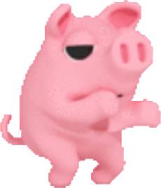 Набор стикеров Adorable Rosa the Pig для WhatsApp 15