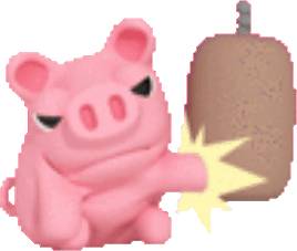 Набор стикеров Adorable Rosa the Pig для WhatsApp 16