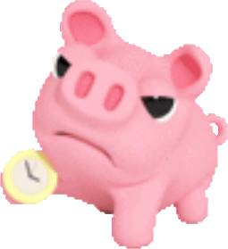 Набор стикеров Adorable Rosa the Pig для WhatsApp 3