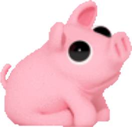 Набор стикеров Adorable Rosa the Pig для WhatsApp 5