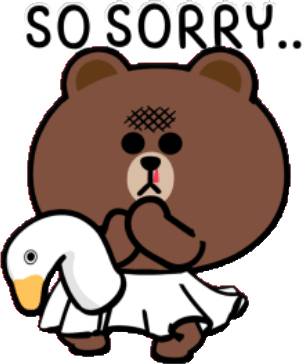 Набор стикеров HyperRabbit x BROWN & FRIENDS 2 для WhatsApp 13