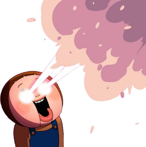 Набор стикеров POPUP SHO-CHAN для WhatsApp 10