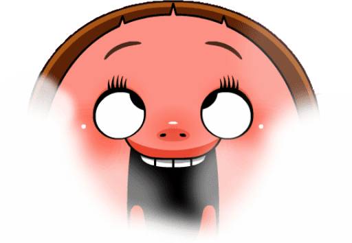 Набор стикеров POPUP SHO-CHAN для WhatsApp 14