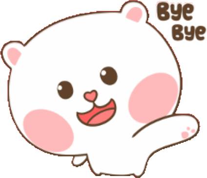Набор стикеров Puffy Bear 2動態 для WhatsApp 1