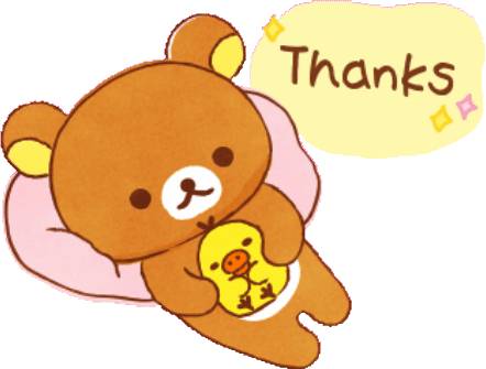 Набор стикеров 【英文】Rilakkuma beside you stickers для WhatsApp 17