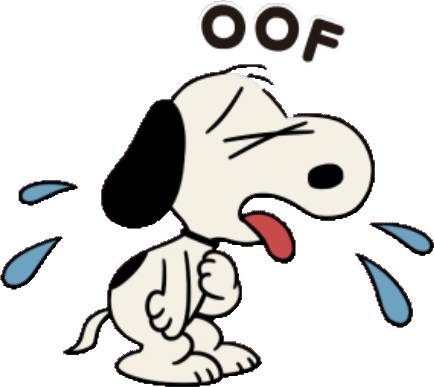 Набор стикеров Animated Retro Snoopy для WhatsApp 10