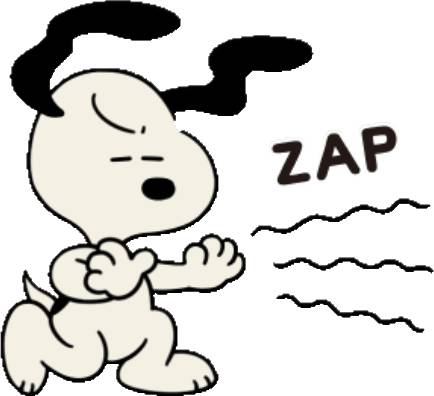 Набор стикеров Animated Retro Snoopy для WhatsApp 11