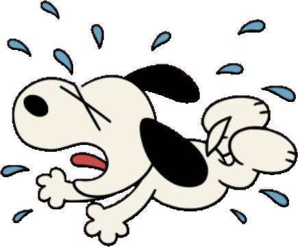 Набор стикеров Animated Retro Snoopy для WhatsApp 17