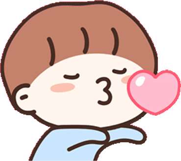 Набор стикеров I LOVE U (Boyfriend) IDN для WhatsApp 1