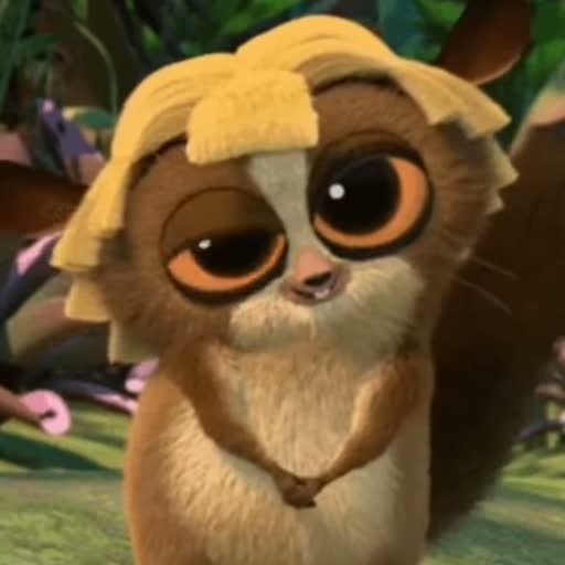 Набор стикеров Морт из Мадагаскара для Telegram 1