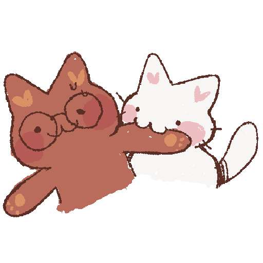 Набор стикеров chupii & chupa @ chewzy.art для WhatsApp 1