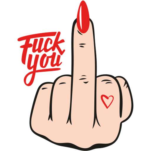 Набор стикеров Fuck You для WhatsApp 20