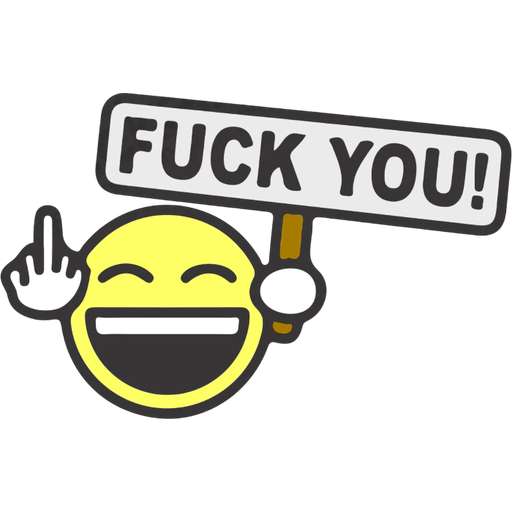 Набор стикеров Fuck You для WhatsApp 24