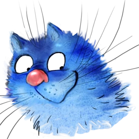 Голубой кот 0