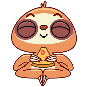Ленивец Ленивец — стикер для MAX