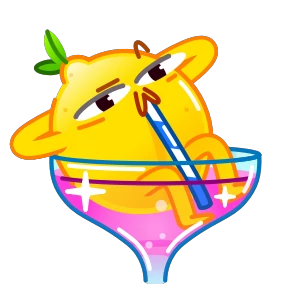 Лимон Лимон — стикер для MAX