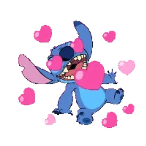 Набор стикеров Stitch Animated для WhatsApp 12