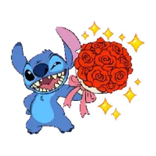 Набор стикеров Stitch Animated для WhatsApp 14