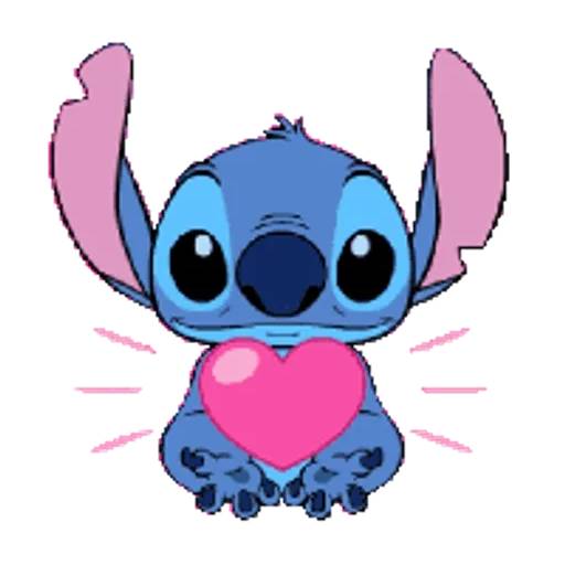 Набор стикеров Stitch Animated для WhatsApp 5